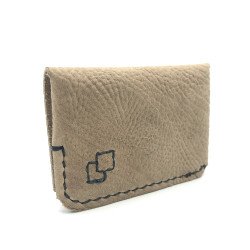 Porte-carte beige