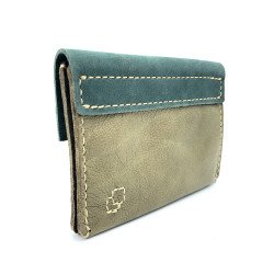 Pochette "Accordéon" Bleu canard