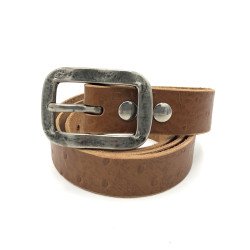 Ceinture camel 85 cm x 2,5 cm