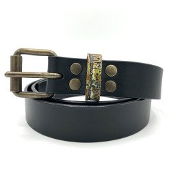 Ceinture Noir / Croco