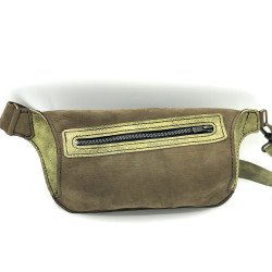 Sac Banane marron / vert